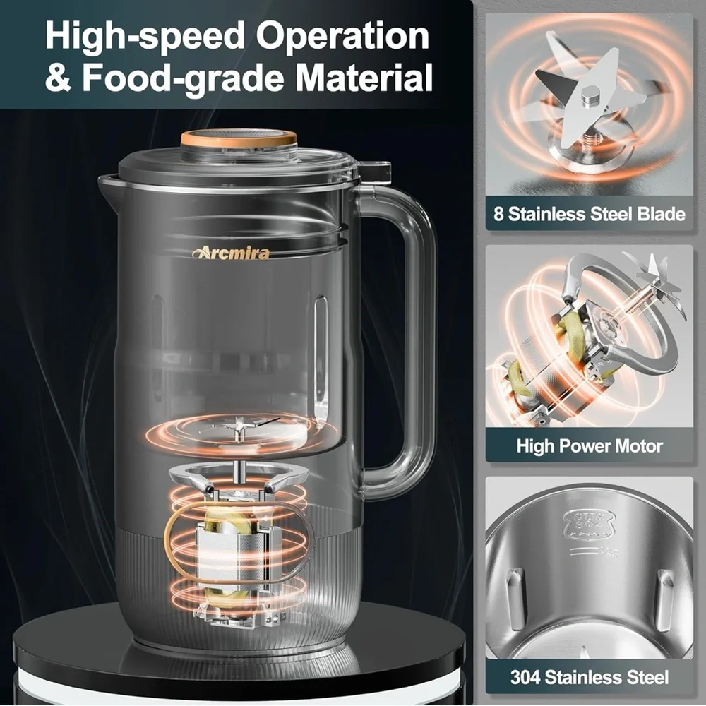 Nut Milk Maker, 8 in 1 - Picture 5 of 10